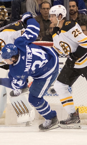 Rielly's 2nd goal lifts Maple Leafs past Bruins 4-3 in OT